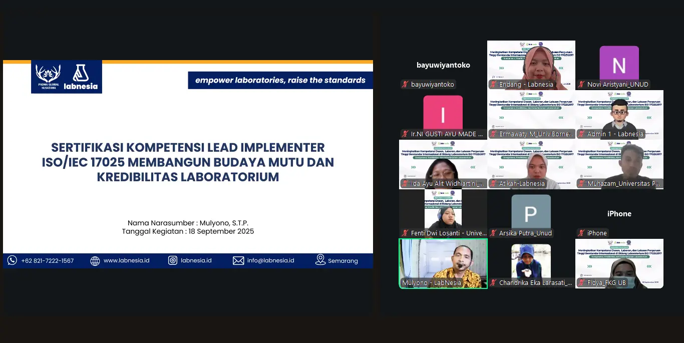 Webinar Eksklusif Labnesia dan Universitas Udayana: Sukses Dapatkan Antusias Peserta