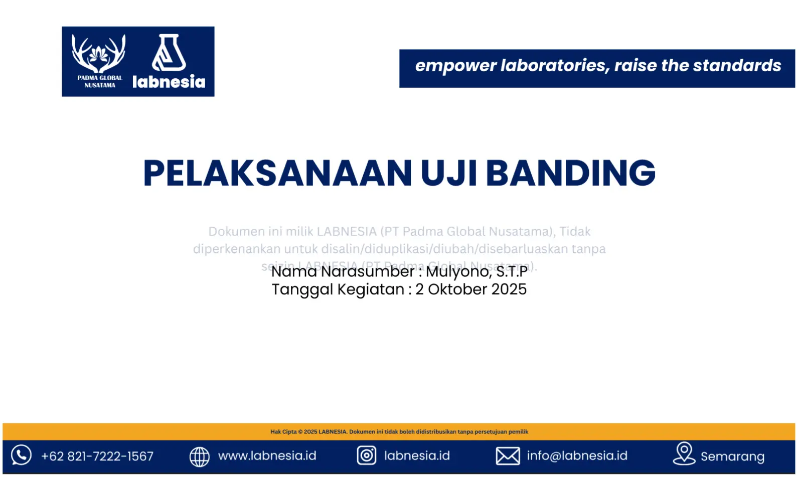 Sukses Sesi 2 Pendampingan Uji Banding PT INALUM