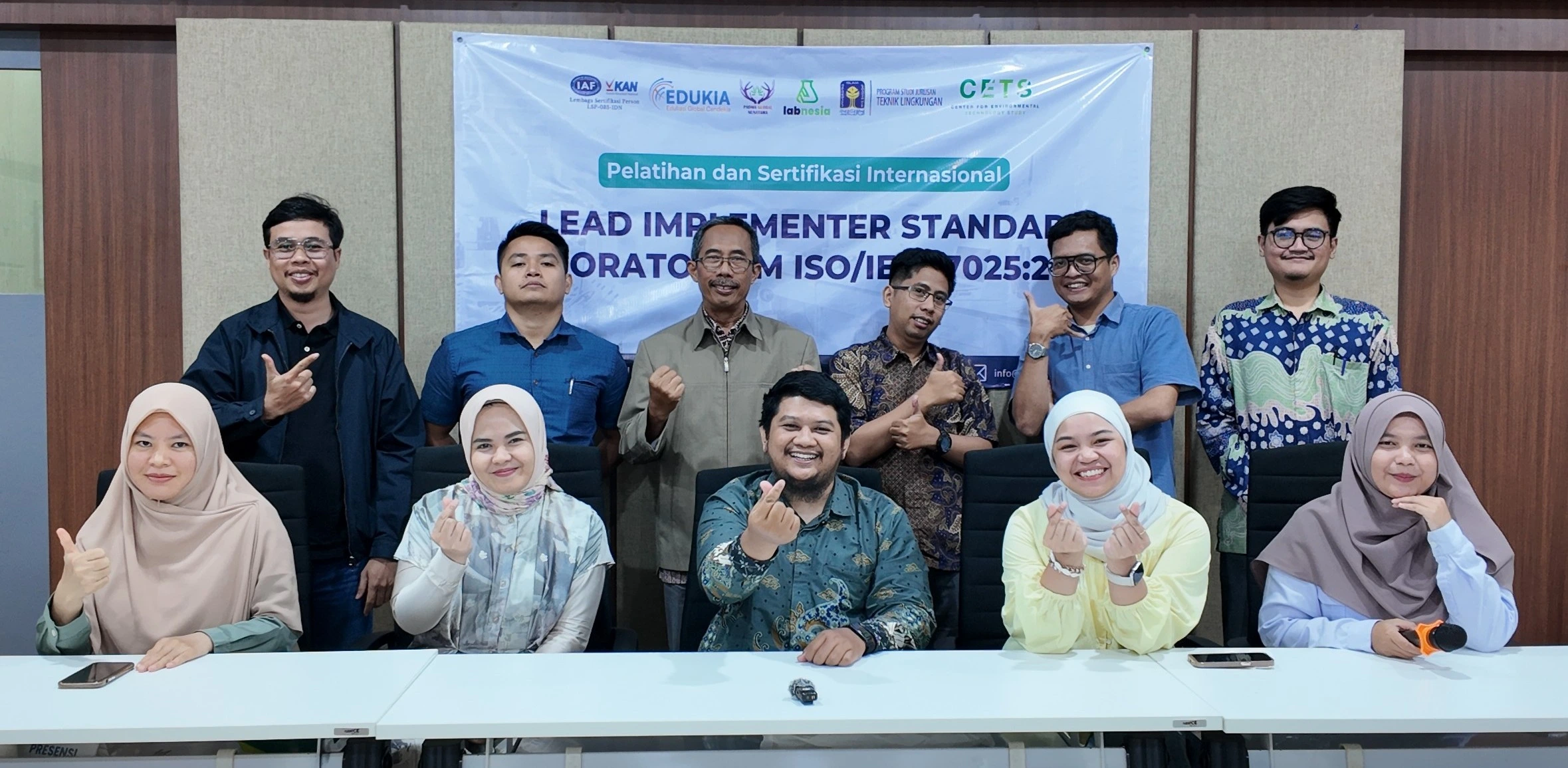 Labnesia bersama CETS Teknik Lingkungan UII Sukses Menyelenggarakan Pelatihan & Sertifikasi Internasional Lead Implementer ISO/IEC 17025