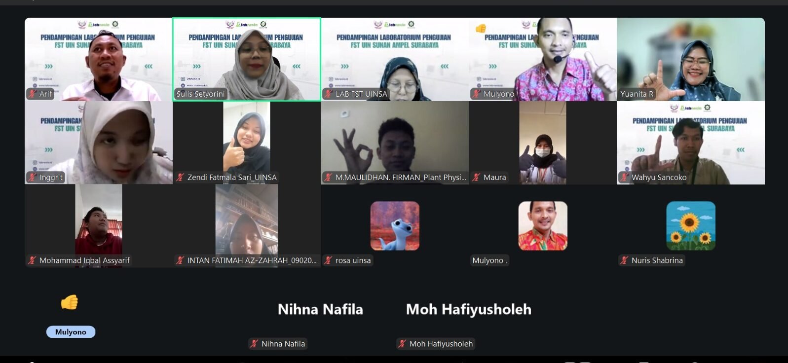 Pendampingan Laboratorium UINSA: Fokus Penyusunan Dokumen untuk Penguatan Sistem Manajemen