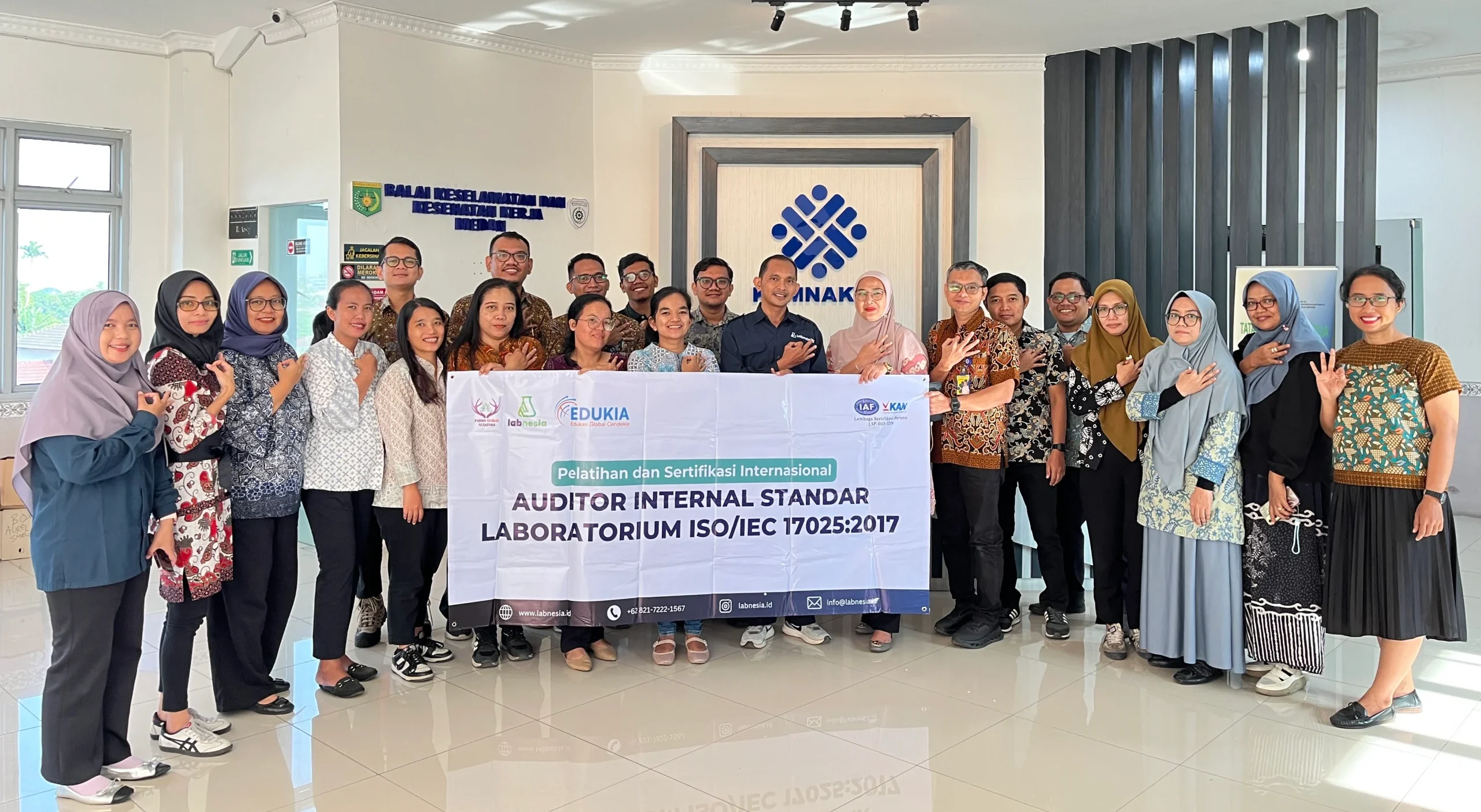 Labnesia Gelar In House Training Bersama Balai K3 Medan